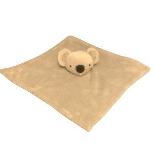 Baby Co Koala Plush Security Nursery Blanket Lovey 15" X 15" Soft Fleece Gray